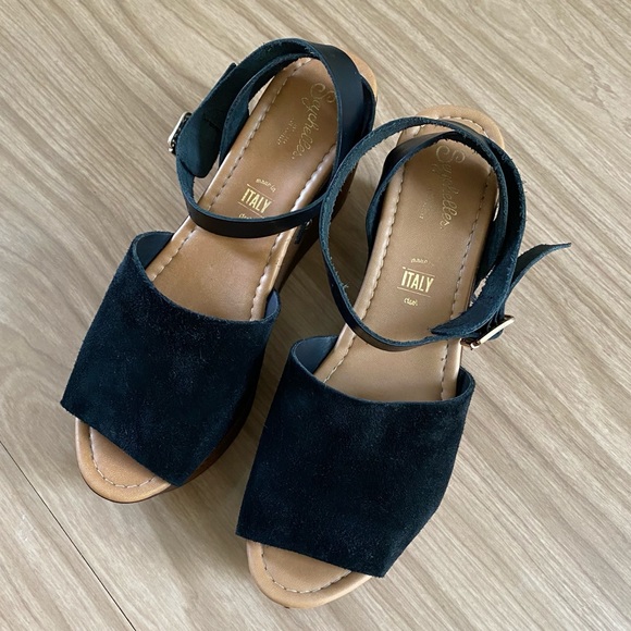 Seychelles Leather Platform Wedge Sandal - Picture 4 of 8